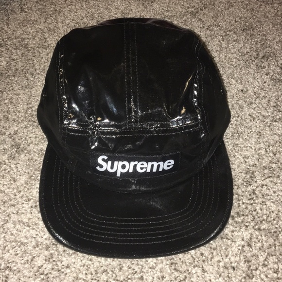 Supreme Other - Supreme Coated Linen Camp Black Hat
